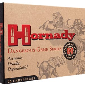 Hornady 8265 Dangerous Game  416Rigby 400gr Dangerous Game Solid 20 Per Box/6 Case