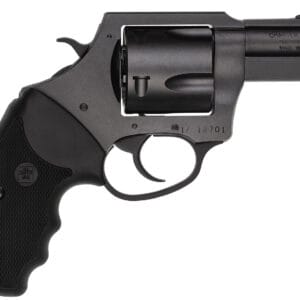 Charter Arms 64520 Pitbull  45 ACP, 5 Shot 2.50" Black Nitride Steel Barrel, Cylinder & Frame w/Black Finger Grooved Rubber Grip