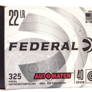 Federal AM22 Champion Training Auto Match 22LR 40gr Lead Round Nose 325 Per Box/10 Case *Bulk