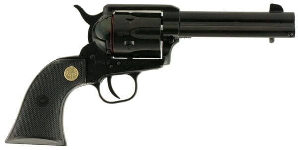 Chiappa Firearms CF340250D SAA 1873  Medium Frame 22 LR/22 WMR 6 Shot, 4.75" Blued Steel Barrel, Cylinder & Frame, Black Plastic Grip, Exposed Hammer