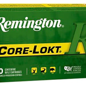 Remington Ammunition 21325 Core-Lokt  270Win 100gr Pointed Soft Point Core-Lokt 20 Per Box/10 Case