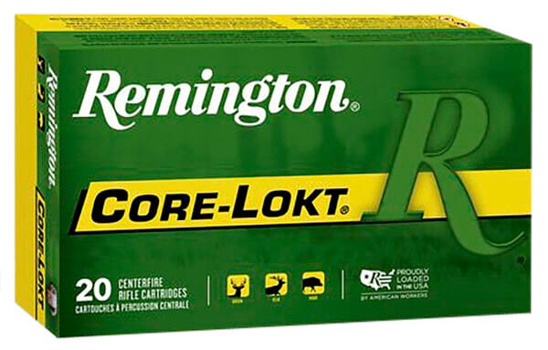 Remington Ammunition 21337 Core-Lokt  7mm-08Rem 140gr Pointed Soft Point Core-Lokt 20 Per Box/10 Case