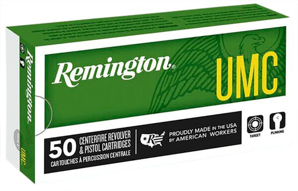 Remington Ammunition R23720 UMC  380ACP 95gr Full Metal Jacket 50 Per Box/10 Case