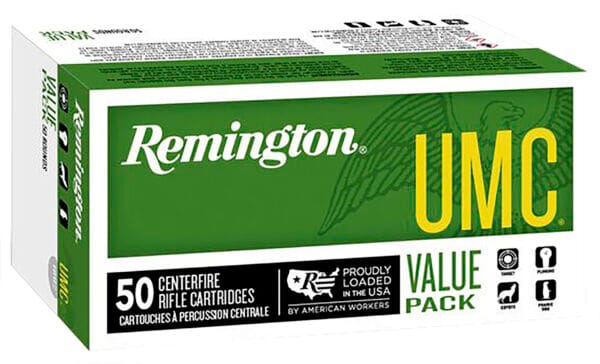 Remington Ammunition 23712 UMC Value Pack 30Carbine 110gr Full Metal Jacket 50 Per Box/10 Case
