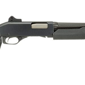 Stevens 19495 320 Security 12 Gauge 3" 5+1 18.50" Matte Blued Carbon Steel Barrel/Rec., Matte Black Fixed Pistol Grip Stock, Ghost Ring Sight Includes Fixed Cylinder Bore Choke