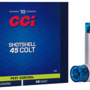 CCI 3746 Pest Control Shotshell 45Colt 150gr #9Shot 10 Per Box/20 Case