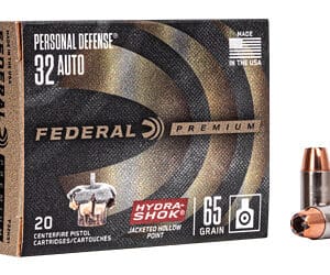 FED HYDRA-SHOK 32ACP 65GR JHP 20/500
