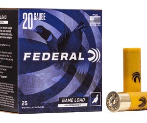 FED GAME LOAD 20GA 2.75 #6 25/250