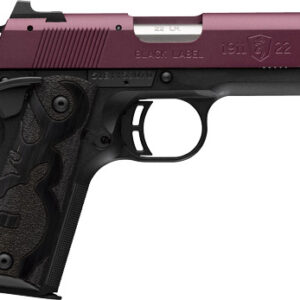 BROWNING 1911-22 BLACK LABEL - 22LR 3.58" COMP BLACK CHERRY