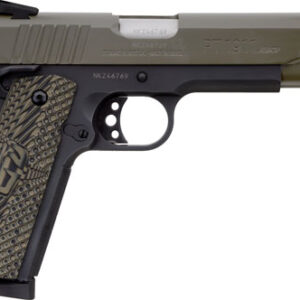 TAURUS 1911 45ACP 5" FS 8-SH - MT BLACK CERAKOTE GREEN SLIDE