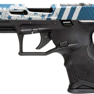 TAURUS TX-22 COMPACT 22LR 3.6" - ADJ. 13-SHOT BK/BLUE US FLAG