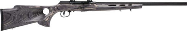 SAVAGE A22 22WMR HVY BBL 22" - ACCU TGR BLU/GRY LAM T-HOLE