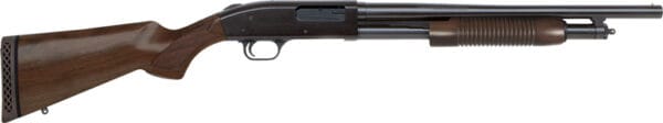 MOSSBERG 500 RETROGRADE 12GA - 3" 18.5" 6RD BLUED WALNUT