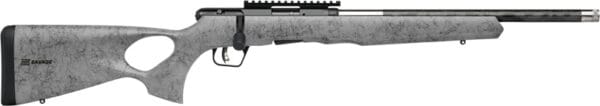 SAVAGE B22 22WMR TIMBERLITE - THUMBHOLE 18" CF 10RD GRY WOOD