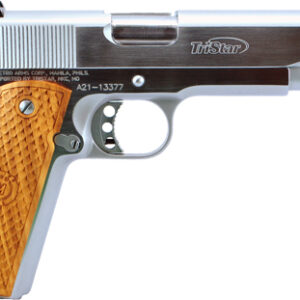 TRISTAR AMERICAN CLASSIC GOV'T - 1911 9MM 5" CHROME/WOOD