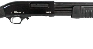 IVER JOHNSON PUMP 12GA 3" 18" - MUZZLE BRAKE BLUED SYNTHETIC
