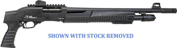 IVER JOHNSON PUMP 12GA 3" 18" - CYL BLUED QD PISTOL GRIP STOCK