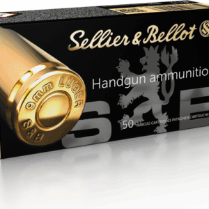 SELLIER & BELLOT 9MM 124G FMJ 50RD BOX 20 BOXES PER CASE