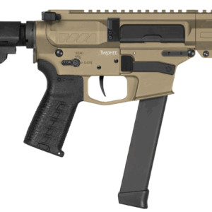 CMMG PISTOL, BANSHEE, MKGS, 9MM, 5", COYOTE TAN W/ADJ RIP BRACE