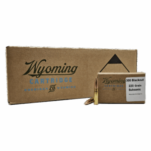 WYOMING CATRIDGE COMPANY 300BLK 220G FMJ 20RD BX 500RD CASE