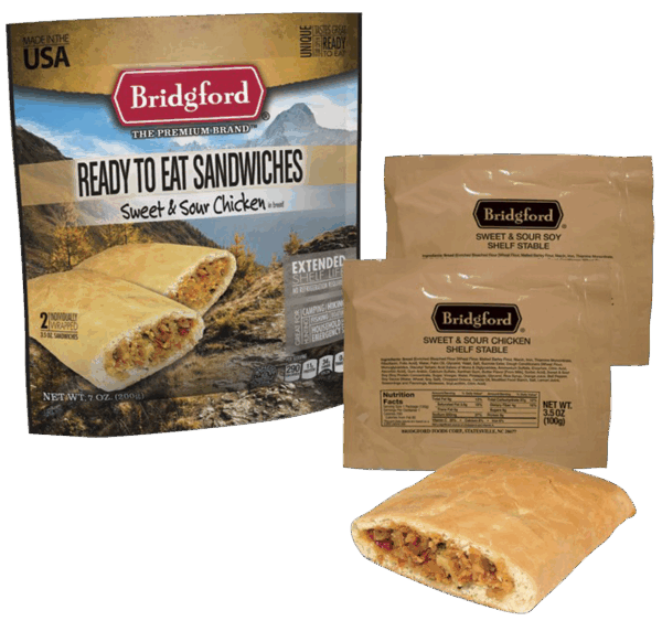 Bridgford Sweet & Sour Chicken Ready-to-Eat Sandwiches (2-Pack)