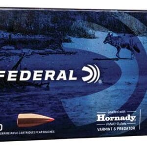 FEDERAL 204 RUGER 32GR HORNADY V-MAX 20 RD/BX 10 BX/CS