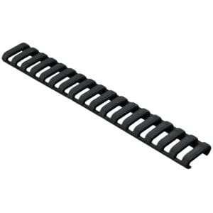 Magpul Industries, Ladder Rail Panel, Fits Carbine Length Picatinny Rail, 18 Slots, Polymer Construction, Black