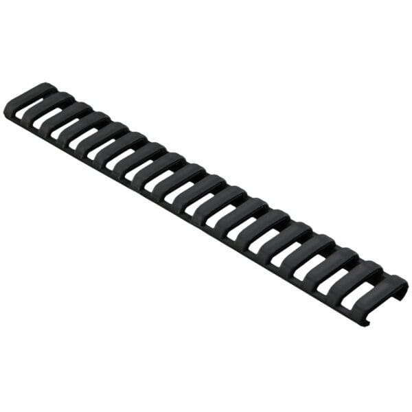 Magpul Industries, Ladder Rail Panel, Fits Carbine Length Picatinny Rail, 18 Slots, Polymer Construction, Black