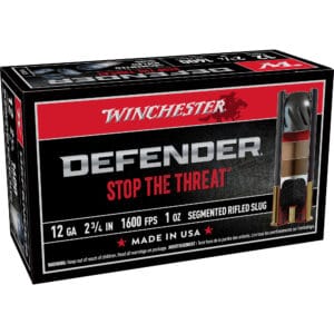 Winchester Ammunition, Defender, Supreme Elite, 12 Gauge, 2.75", 1 oz. Segmenting Slug, 10 Round Box