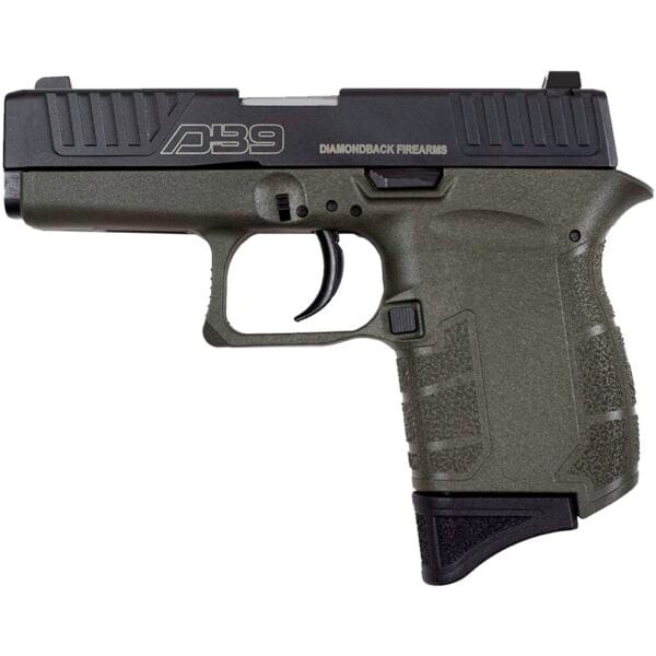 DIAMONDBACK FIREARMS DB9 GEN IV 9MM BLK/ODG 3" 6+1