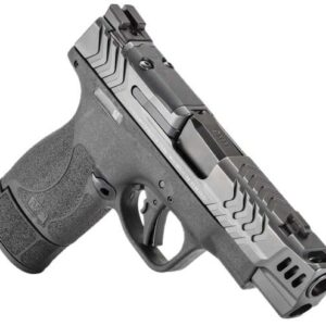 SMITH & WESSON PC M&P9 SHIELD PLUS CARRY COMP 4" O.R. 9MM NTS BLK/GRY 1-10RD,13RD,15RD MAG