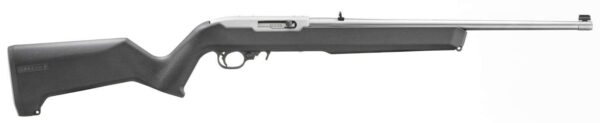 RUGER 10/22 MOE X22 STOCK 18.5"BBL NON THREADED BLACK/STS 1-10RD MAG