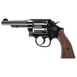SMITH & WESSON MODEL 10 38SPL REVOLVER 4" BLACK/WOOD NO LOCK 6RD