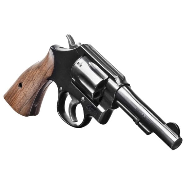 SMITH & WESSON MODEL 10 38SPL REVOLVER 4" BLACK/WOOD NO LOCK 6RD - Image 3