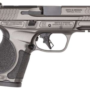 SMITH & WESSON M&P 9 M2.0 METAL COMPACT 9MM PISTOL 3.6" O.R. GRAY NMS 2-15RD MAGAZINES