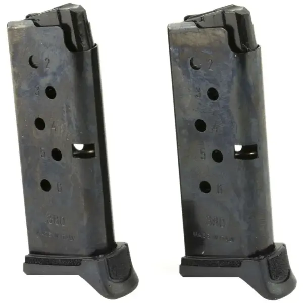 RUGER LCPII 380 6RDBLUED MAGAZINE 2-PACK