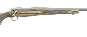 RUGER HAWKEYE PREDATOR 22-250REM BOLT 24" MT STS, GRN MTN LAM STOCK, 4RD