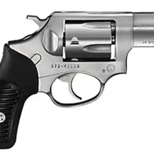 RUGER SP101 38SPL+P REV 2.25" STS BLK RBR GRP FXD SIGHTS