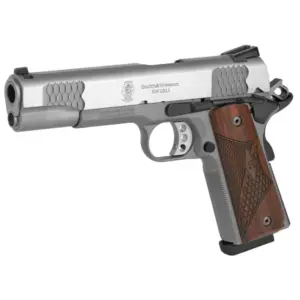 Alternative view of SMITH & WESSON 1911E 45ACP 5" PSTL STS 8RD