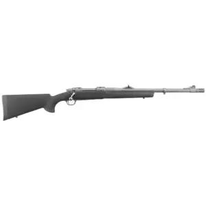 RUGER HAWKEYE ALASKAN BOLT RFL 375 RUGER, 20" MTTE STS BBL, THRDED, BLK HOGUE STOCK, 3RD