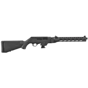 RUGER PC CARB 9MM RFL 16.1" THRD FLTD W/HG 10RD BLK SYN