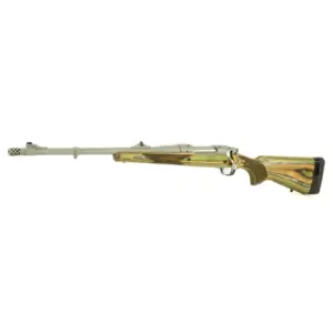Alternative view of RUGER HAWKEYE GUIDE GUN LH 375 RUGER BOLT RFL 20" MATTE STS THRDED, GRN MTN LAM STOCK, 3RD