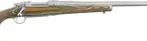 RUGER HAWKEYE PREDATOR 6.5CM BOLT RFL, 24" MT STS BBL, GRN MTN LAM STOCK, 4RD, SPCERS INCLUDED
