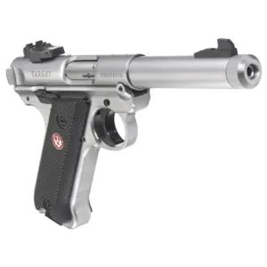 RUGER MRK IV TRGT 22LR 5.5" BLUED BLK GRP ADJ SGHT 10RD