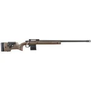 RUGER HAWKEYE LR TRGT 308WIN BOLT 26" MT BLK THRDE BBL, SPECK BLK/BRN LAM STOCK, 10RD DETACH MAG