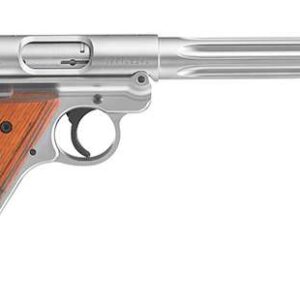 RUGER MRK IV HNTR 22LR 6.9" STS BLK GRP FO ADJ SGHT 10RD