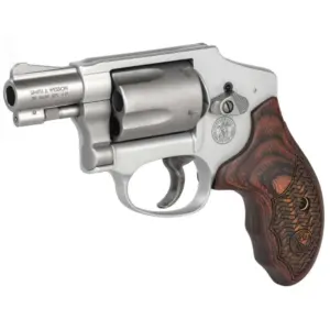 Alternative view of SMITH & WESSON PC MODEL 642 ENHANCED MATTE SLVER 38SPL 1.875" 5RD DAO