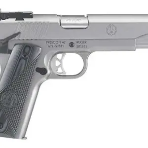 RUGER SR1911 TARGET 45ACP PSTL 5" STS  DLX CHK GRPS 8+1