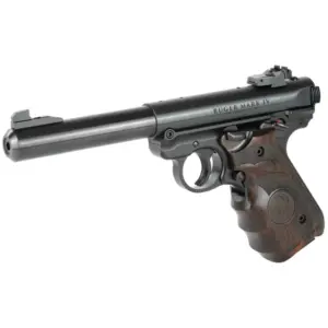 Alternative view of RUGER MRK IV TRGT 22LR 5.5" BLUED TRGT WD GRP ADJ SGHT 10RD