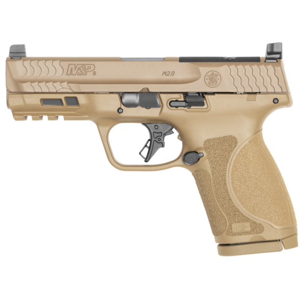 SMITH & WESSON M&P 9 COMPACT M2.0 4" O/R FDE PSTL NTS 15RD
